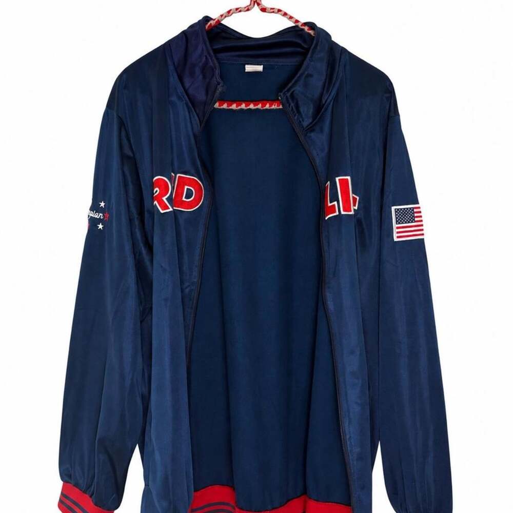 Vintage Y2K Red Line Racing Jacket - Picture 3 of 6